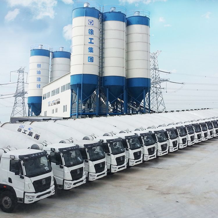 XCMG schwing environmental protection concrete batching plant HZS180VD 180m3 concrete plant price